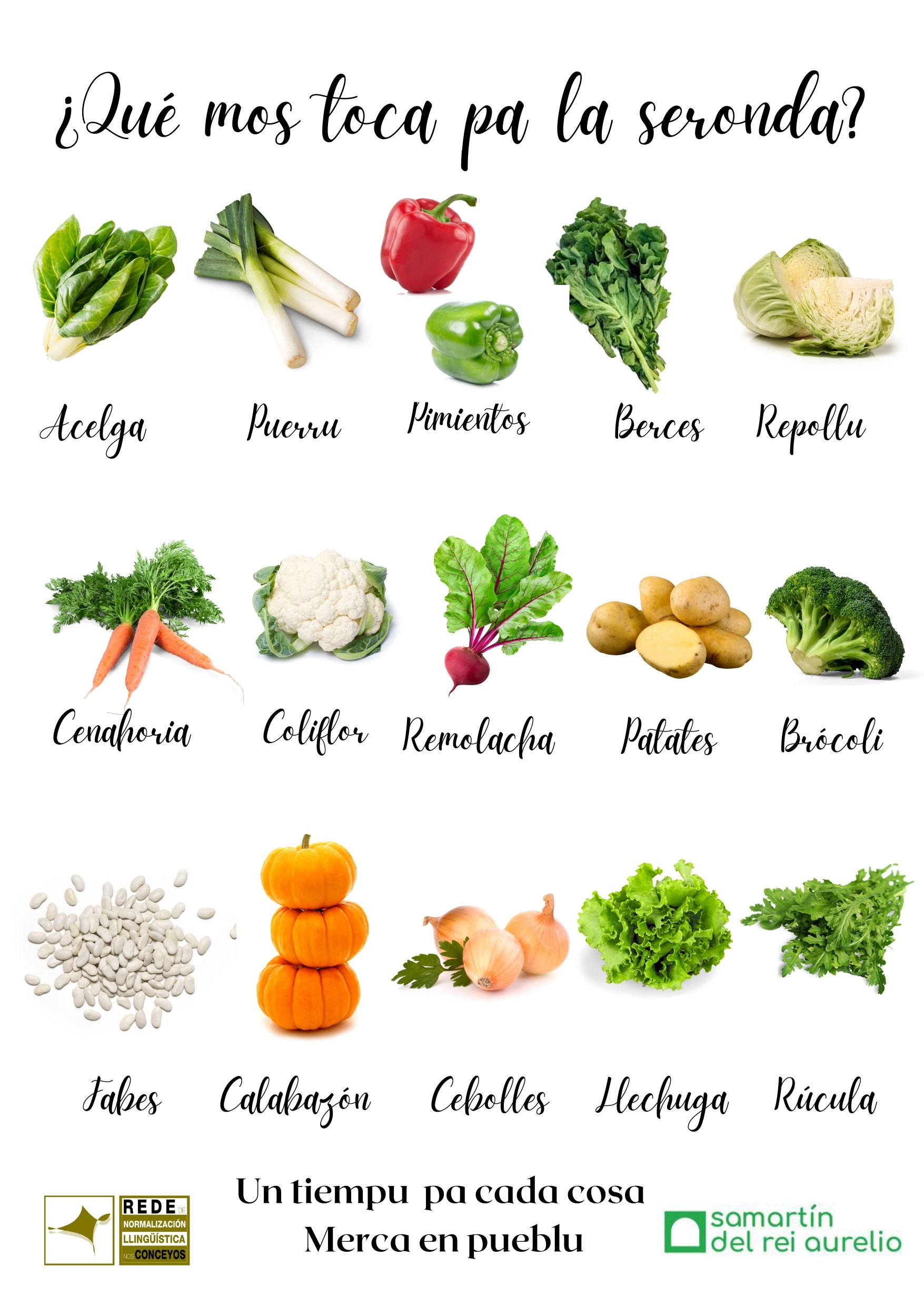 Un tiempu pa cada cosa. Merca en pueblu